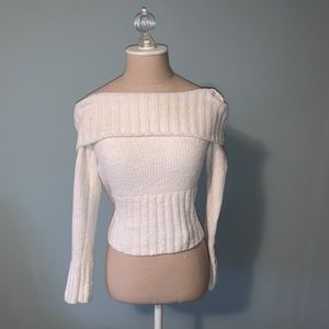 White House Black Market off the shoulder sweater